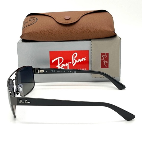 Ray Ban  RB3687 004/71 Gunmetal / Gray Gradient 58mm Sunglasses - Picture 4 of 4